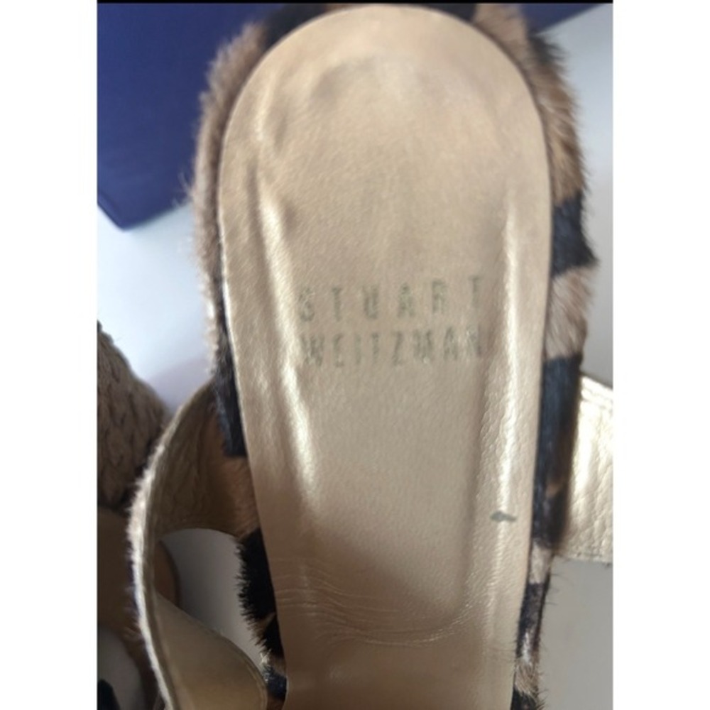 STUART WEITZMAN  wedge sandals  X-ray Cogleo  .RARE. ‎  US Size 8.5 - Picture 11 of 11